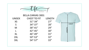 {He Is Risen} cross word art screen print tee