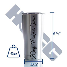 Load image into Gallery viewer, {Glitter Monogram} tumbler