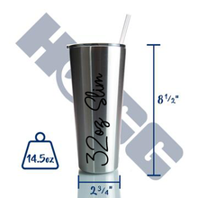 Load image into Gallery viewer, {Glitter Monogram} tumbler