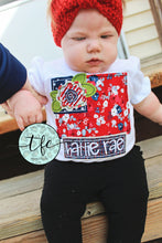 Load image into Gallery viewer, {American Floral Flag} applique tee