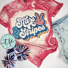 Load image into Gallery viewer, {Stars &amp; Stripes} distressed tee
