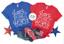 Load image into Gallery viewer, {Stars &amp; Stripes Forever} screen print tee