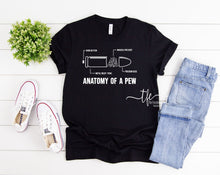 Load image into Gallery viewer, {Anatomy of a PEW} screen print tee