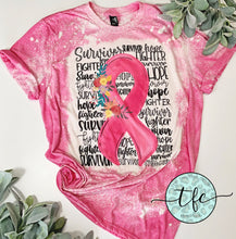 Load image into Gallery viewer, {Breast Cancer Awareness} distressed tee