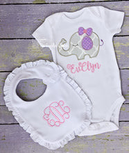 Load image into Gallery viewer, {Monogrammed Baby Bib}