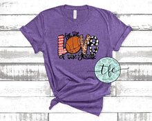 Load image into Gallery viewer, {For the LOVE of the game} BASKETBALL screen print tee