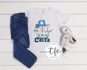 {Ahoy Matey} boy's pirate tee