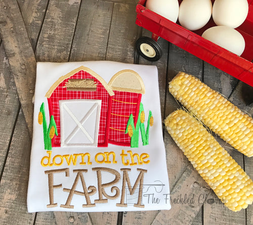 {Down on the Farm} Applique Tee