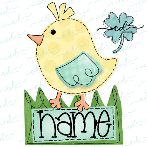 {Easter Chick} Boy's SUBLIMATION Tee