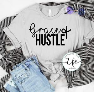 {Grace + Hustle} screen print tee