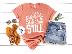 {The Sun Stood Still} screen print tee