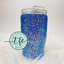 Load image into Gallery viewer, {Baby It&#39;s Cold Outside} Winter blue tumbler