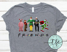 Load image into Gallery viewer, {Christmas Friends} screen print tee