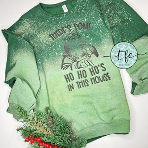 {Distressed Santa Sweatshirt} RTS