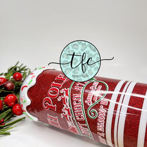 {Hot Cocoa Christmas} tumbler