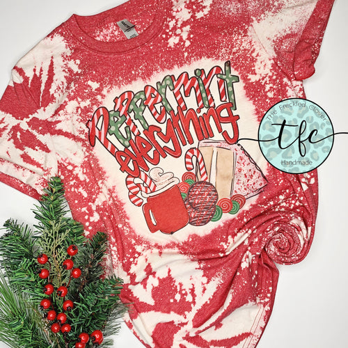 {Peppermint Everything} distressed tee