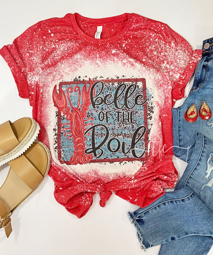 {Belle Of The Boil} distressed adult tee