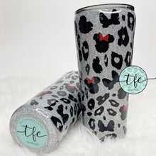 Load image into Gallery viewer, {Cheetah Print +Girl Mouse} tumbler