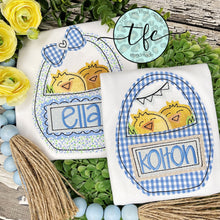 Load image into Gallery viewer, {Easter Basket w/Chicks} Girl&#39;s applique tee