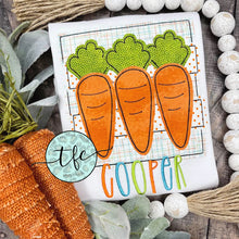 Load image into Gallery viewer, {Easter Carrot Trio} Boy&#39;s applique tee