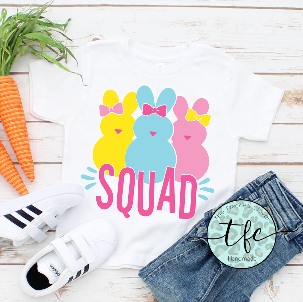 {Girl's Easter Squad} screen print tee