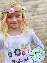Load image into Gallery viewer, {Easter Tractor} Girl sublimation tee