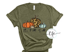 Load image into Gallery viewer, {Painted Pumpkins Fall Y&#39;all} screen print tee