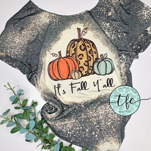 {It's Fall Y'all} distressed tee