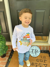 Load image into Gallery viewer, {Fall Scarecrow} boy&#39;s applique tee