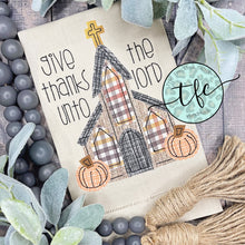 Load image into Gallery viewer, {Give Thanks Unto The Lord} Fall tea towel