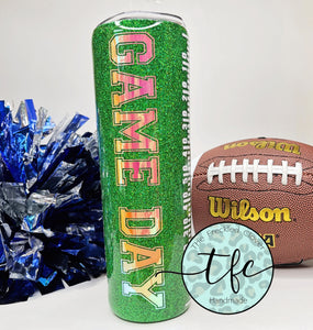 {Game Day Football} tumbler