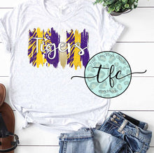 Load image into Gallery viewer, {LSU Tigers Brushstroke} screen print tee