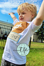 Load image into Gallery viewer, {Football + Name Plate} applique tee