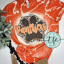 Load image into Gallery viewer, {Panthers Paw- orange &amp; black} distressed tee