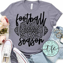 Load image into Gallery viewer, {Football Season} leopard screen print tee