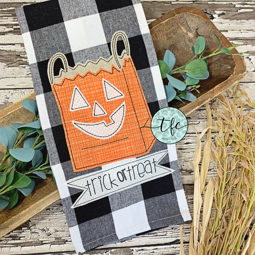 {Treat Bag} applique