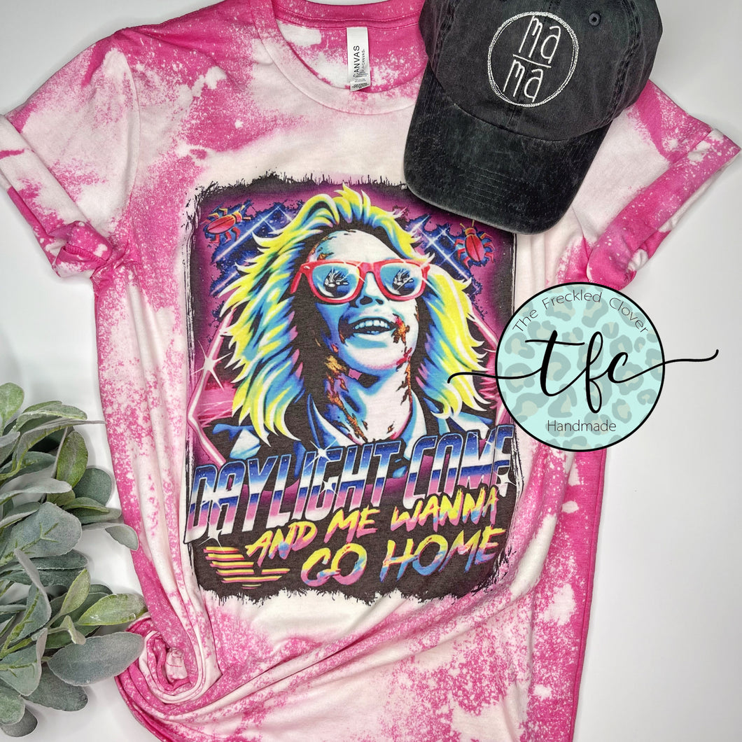 {Beetlejuice} distressed tee