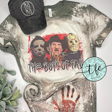 Load image into Gallery viewer, {The Boys Of Fall- Horror Friends} distressed tee