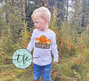 {Halloween Banner}  applique tee