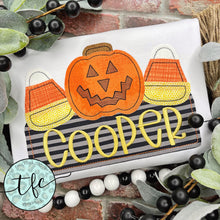 Load image into Gallery viewer, {Halloween Banner}  applique tee