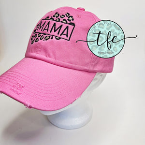 {Sassy Mama} pink baseball cap
