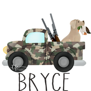 {Duck Hunting w/Lab} *different color options*