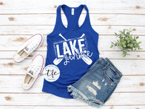 {Lake Junkie} screen print tee