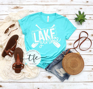 {Lake Junkie} screen print tee