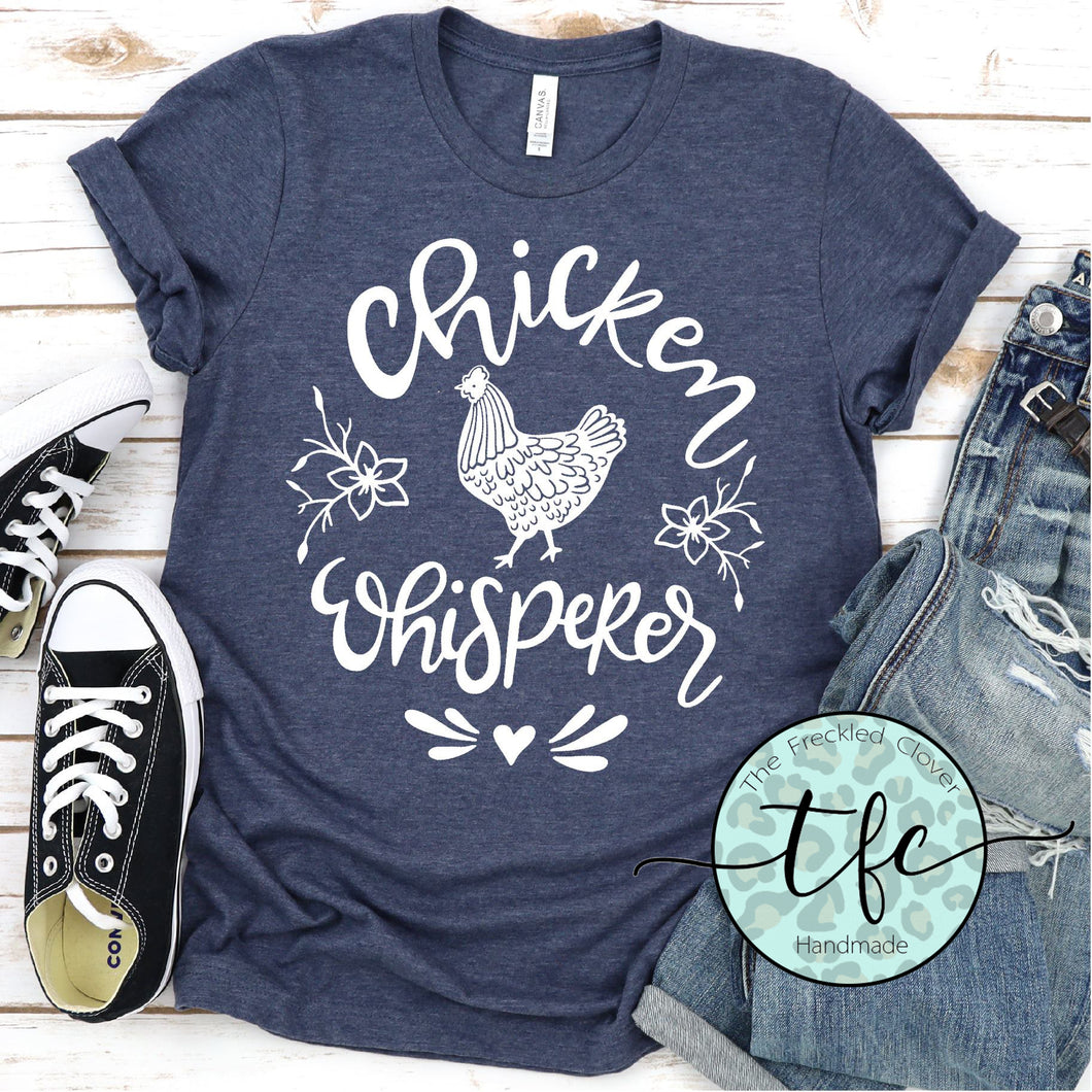 {Chicken Whisperer} screen print tee