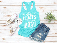 Load image into Gallery viewer, {Whatever Floats Your Boat} screen print tee