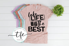 Load image into Gallery viewer, {Lake Life Is The Best} screen print tee