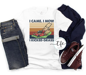 {Funny Mowing Tees} 4 designs