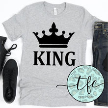 Load image into Gallery viewer, {King} adult screen print tee
