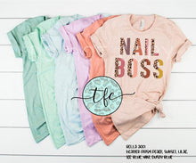 Load image into Gallery viewer, {Nail Boss- Leopard} screen print tee